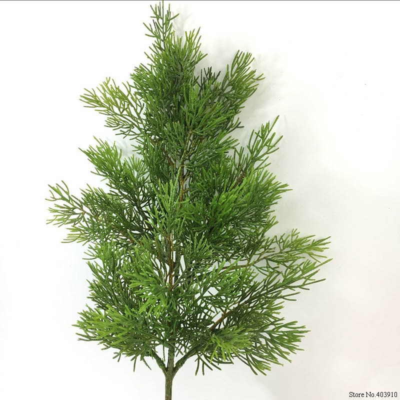 Green Realistic Artificial Pine Branch