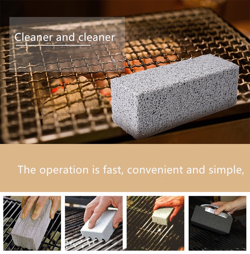 Grill Cleaning Brick Stone Block
