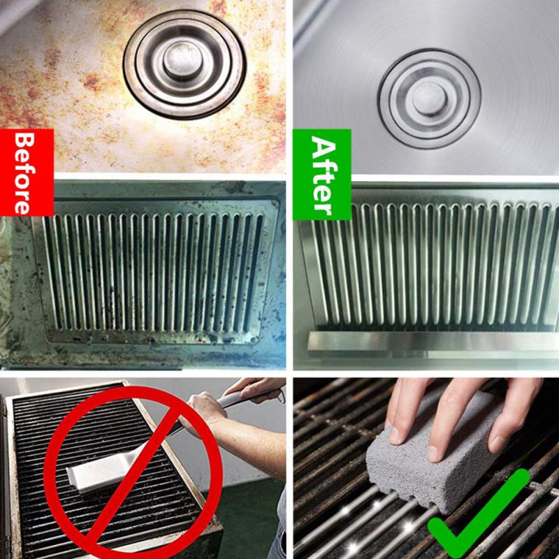 Grill Cleaning Brick Stone Block