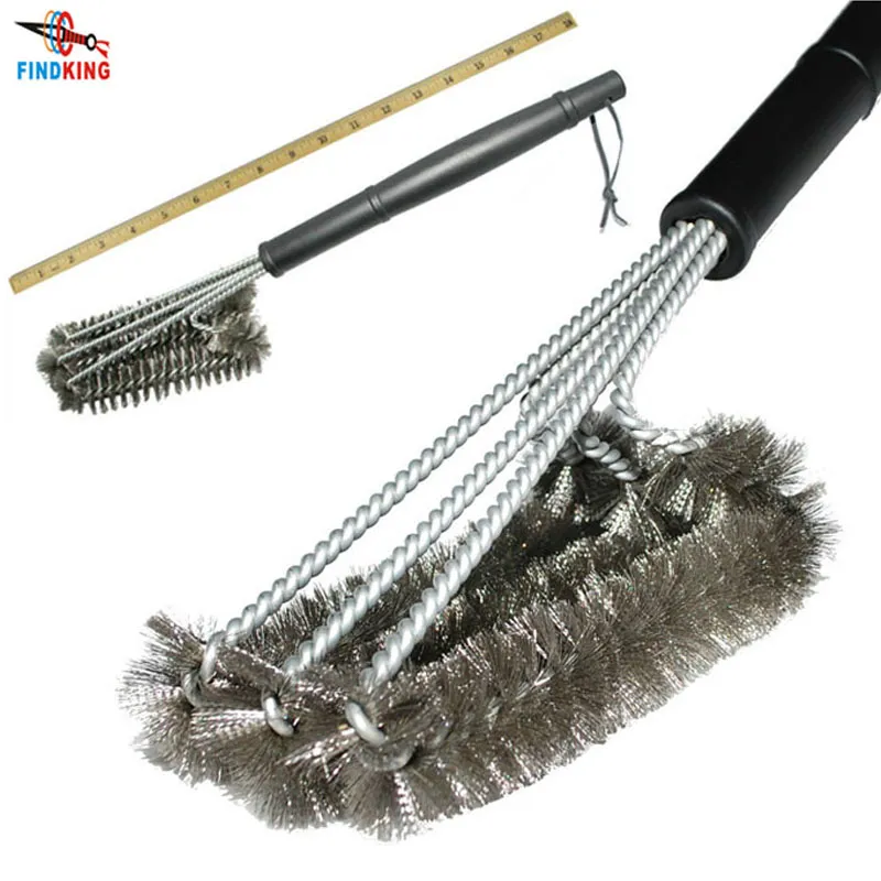 Grill Cleaning Brush BBQ Tool Grill Brush 3 Stainless Steel Brushes In 1 Cleanin Bbq Accessories Best Cleaner Barbecue Grill Cleaning Brush BBQ Tool Grill Brush 3 Stainless Steel Brushes In 1 Cleanin Bbq Accessories Best Cleaner Barbecue