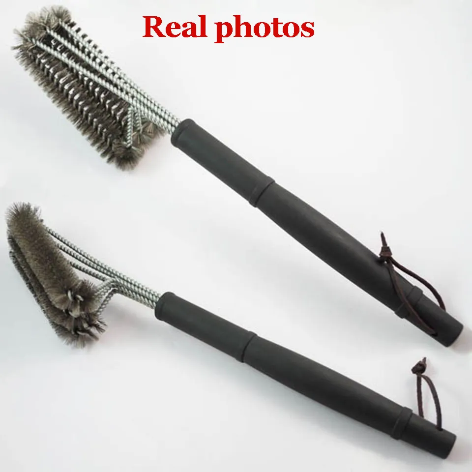 Grill Cleaning Brush BBQ Tool Grill Brush 3 Stainless Steel Brushes In 1 Cleanin Bbq Accessories Best Cleaner Barbecue Grill Cleaning Brush BBQ Tool Grill Brush 3 Stainless Steel Brushes In 1 Cleanin Bbq Accessories Best Cleaner Barbecue