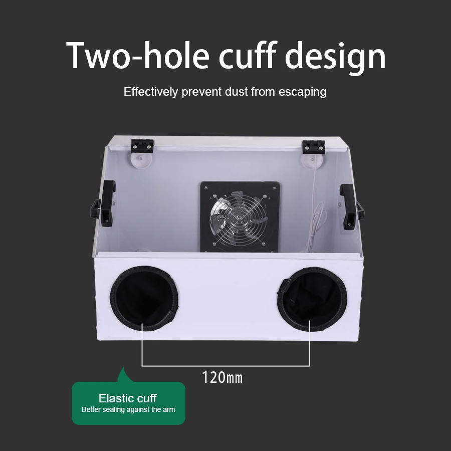 Grinding Dust Box Metal Structure Dust Box Ventilation Fan Dust Extraction Box for Craft Work Sanding Polishing Grinding Dust Box Metal Structure Dust Box Ventilation Fan Dust Extraction Box for Craft Work Sanding Polishing
