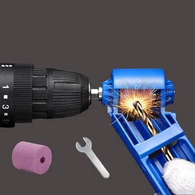 Grinding Wheel Drill Bit Sharpener Hand Tools Nail Drill Bits Set Sharpener For Step Drill Accessories