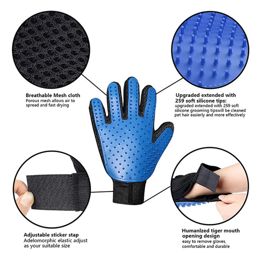 Grooming Glove Pet Deshedding Brush Grooming Glove Pet Deshedding Brush