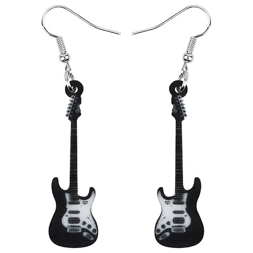Guitar Earrings Girls Fashion Jewelry Guitar Earrings Girls Fashion Jewelry