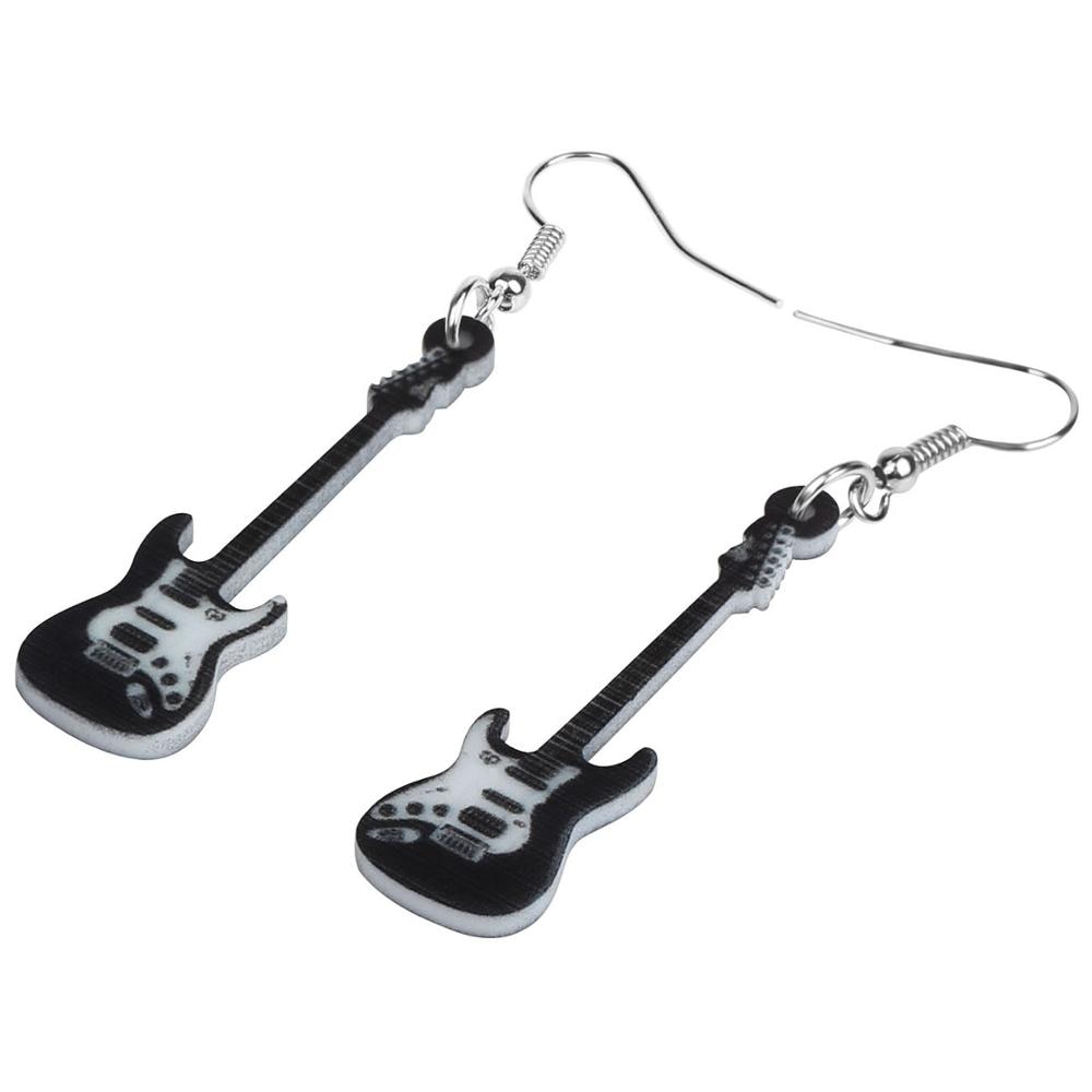 Guitar Earrings Girls Fashion Jewelry