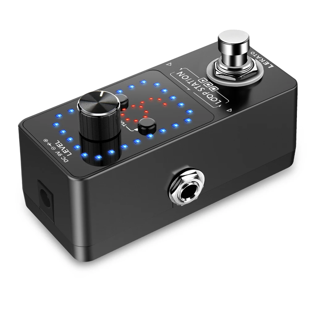 Guitar Effect Pedal Looper 9 Loops 40 Minutes Recording Time Loop Station with Tuner Overdub Guitar Looper Musical Guitar Effect Pedal Looper 9 Loops 40 Minutes Recording Time Loop Station with Tuner Overdub Guitar Looper Musical