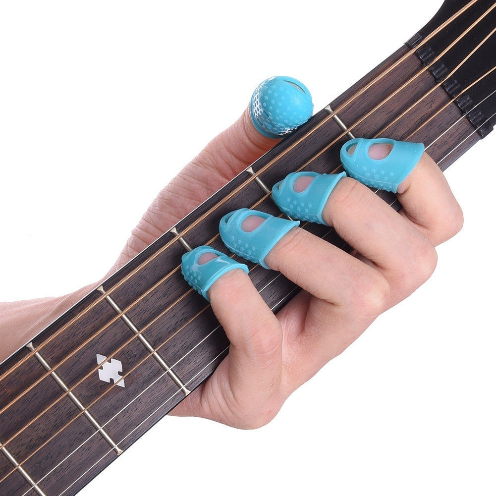 Guitar Finger Caps Silicone Protector Guitar Finger Caps Silicone Protector