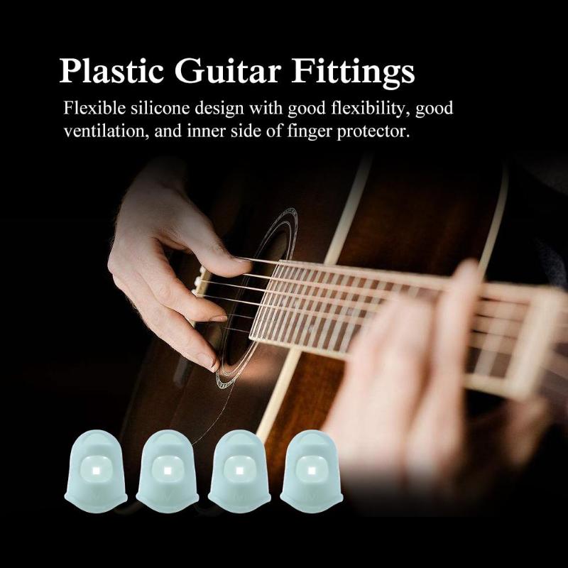 Guitar Finger Protectors Guitar Accessories (4 PCS) Guitar Finger Protectors Guitar Accessories (4 PCS)