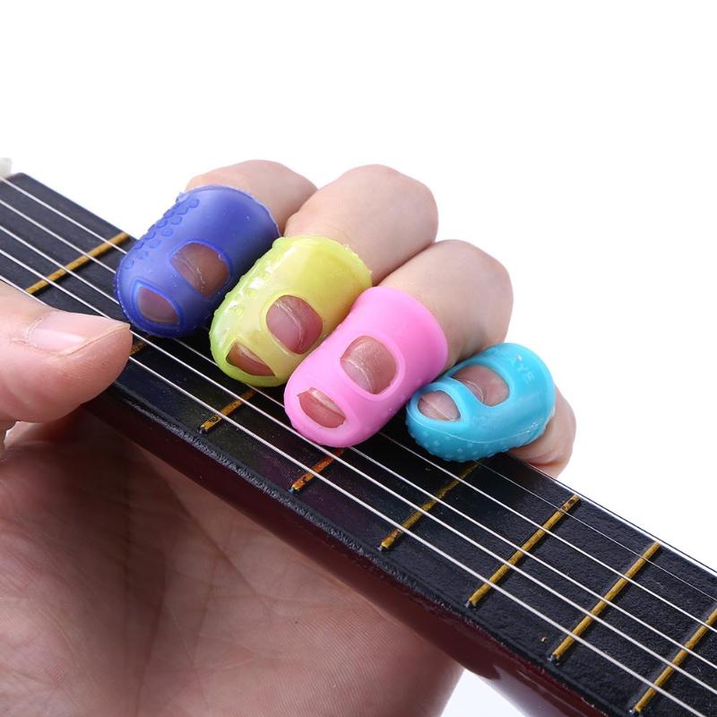 Guitar Finger Protectors Guitar Accessories (4 PCS) Guitar Finger Protectors Guitar Accessories (4 PCS)