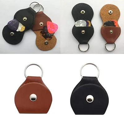 Guitar Pick Holder Keychain with 3 Picks Guitar Pick Holder Keychain with 3 Picks