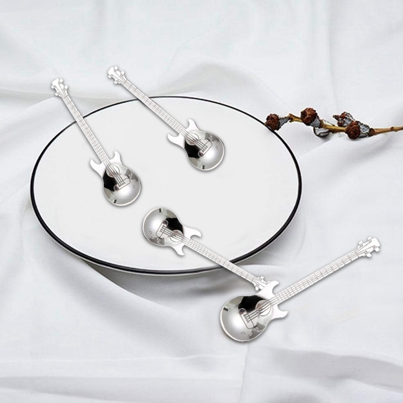 Guitar Spoon Stainless Steel (4pcs) Guitar Spoon Stainless Steel (4pcs)