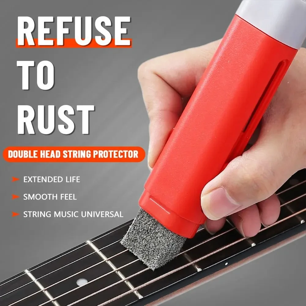 Guitar Strings Derusting Brush Pen Strings Anti Rust Guitar Cleaner String Care Oil Eraser Guitar Accessorie Rust
