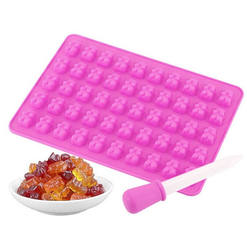 Gummy Bear Silicone Mold 50-Cavity Tray