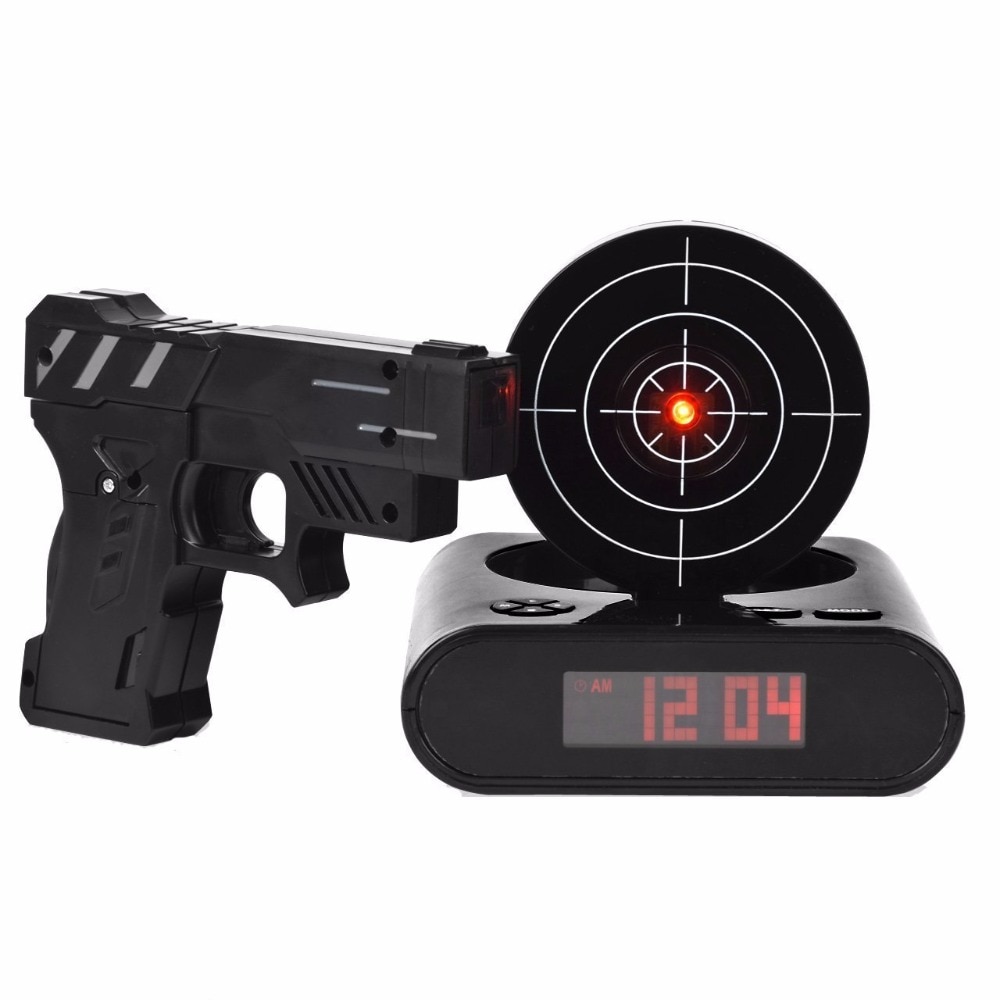 Gun Alarm Clock Laser Shooter Gun Alarm Clock Laser Shooter