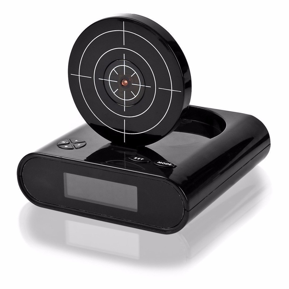Gun Alarm Clock Laser Shooter