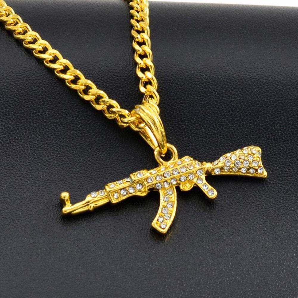 Gun Necklace Fashionable Jewelry