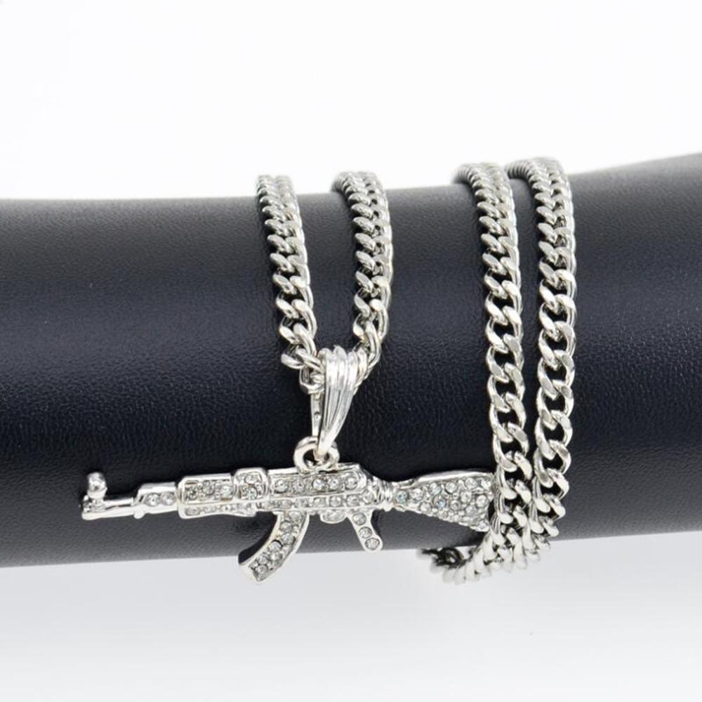 Gun Necklace Fashionable Jewelry