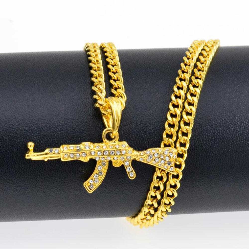 Gun Necklace Fashionable Jewelry