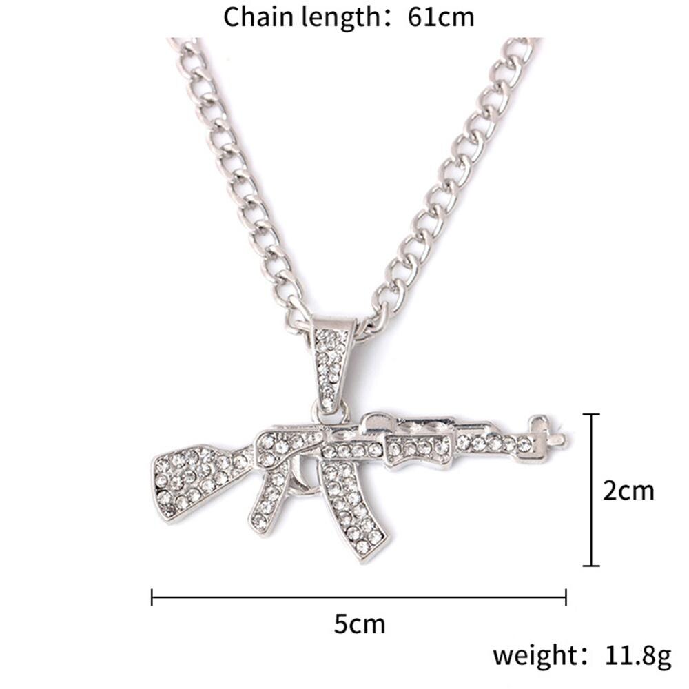 Gun Necklace Fashionable Jewelry