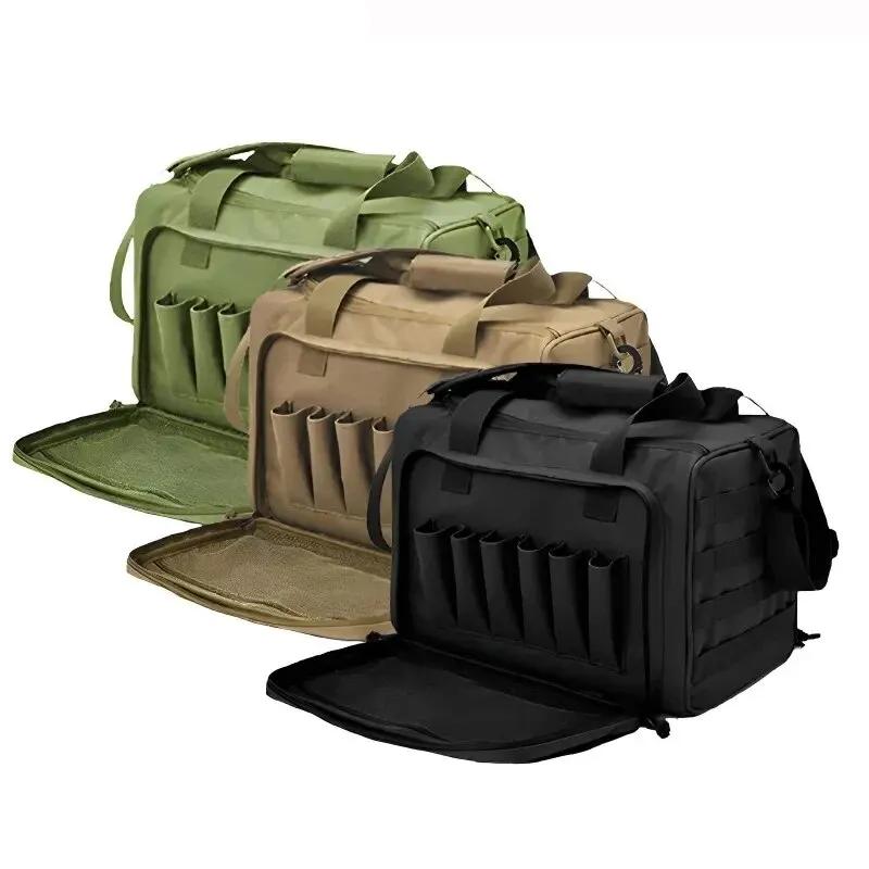 Gun Range Storage Bag Molle System Outdoor Hunting Accessory Nylon Gun Tactical Case Bags Pistol Tool Shoulder Pack Gun Range Storage Bag Molle System Outdoor Hunting Accessory Nylon Gun Tactical Case Bags Pistol Tool Shoulder Pack