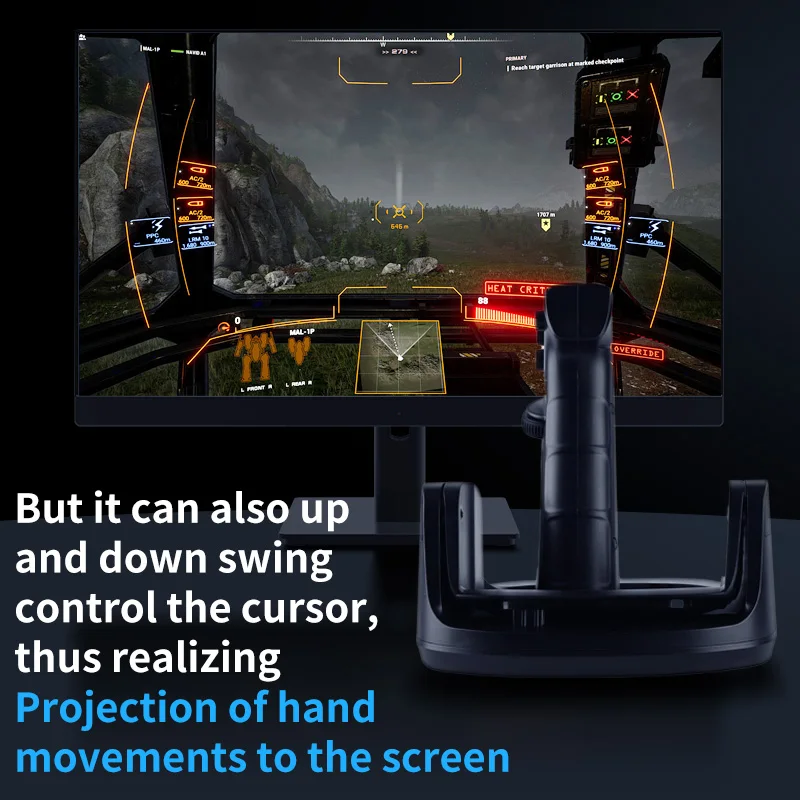 Gun Style Gaming Mouse FPS Game OrionTime L24 Vertical Handle Grip Wired Peripherals Pc Custom Gamer Accessories