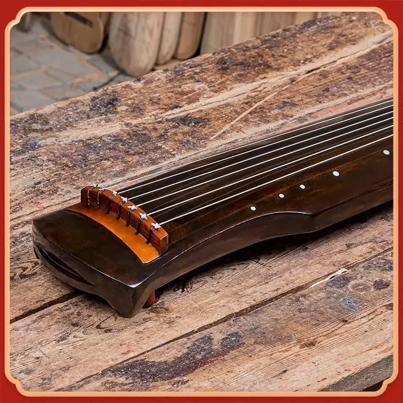 Guqin Fuxi Beginners Practice Handmade Guqin Professional Performance Heptachord Yoga Meditation Musical Stringed