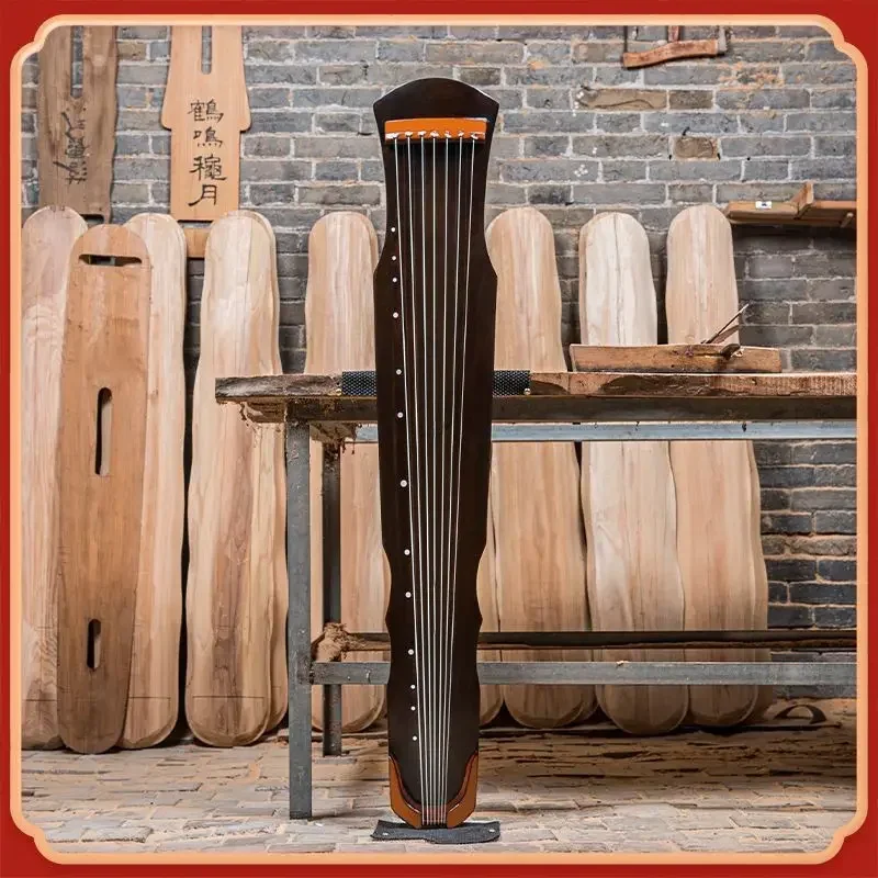 Guqin Fuxi Beginners Practice Handmade Guqin Professional Performance Heptachord Yoga Meditation Musical Stringed