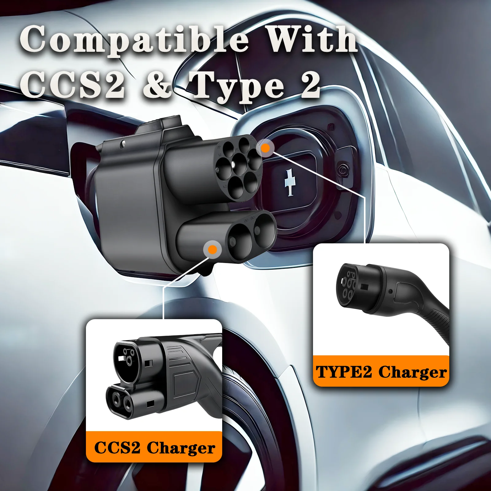 GUWIEYG CCS2 to CCS1 EV Charger Adapter 350A 1000V DC Fast Charging Fit for CCS2 EV Portable Charger and CCS1 Standard GUWIEYG CCS2 to CCS1 EV Charger Adapter 350A 1000V DC Fast Charging Fit for CCS2 EV Portable Charger and CCS1 Standard