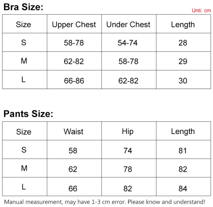 Gym Outfits for Ladies 2Pc Set