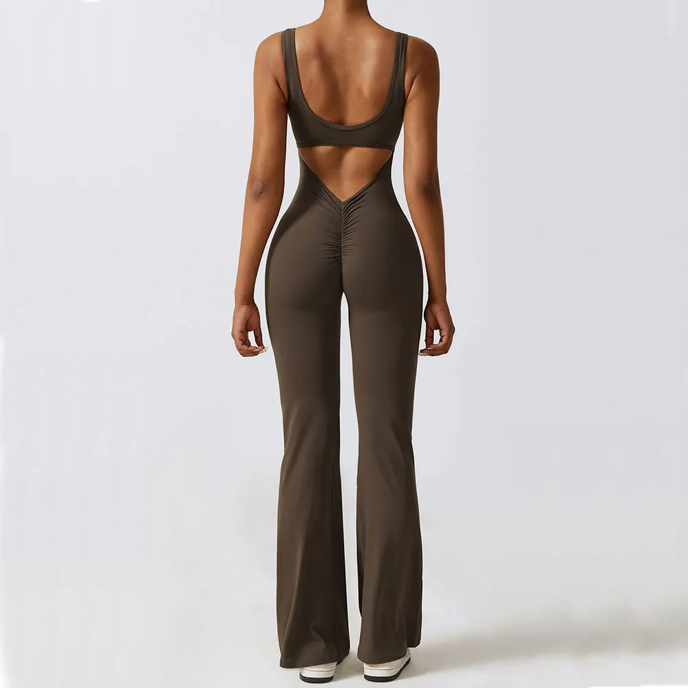 Gym Set Women Training Yoga Suit Sportswear Women Sports Jumpsuit Fitness Rompers Stretch Female Push Up Workout