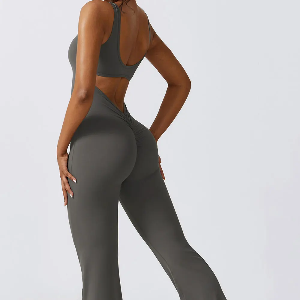 Gym Set Women Training Yoga Suit Sportswear Women Sports Jumpsuit Fitness Rompers Stretch Female Push Up Workout