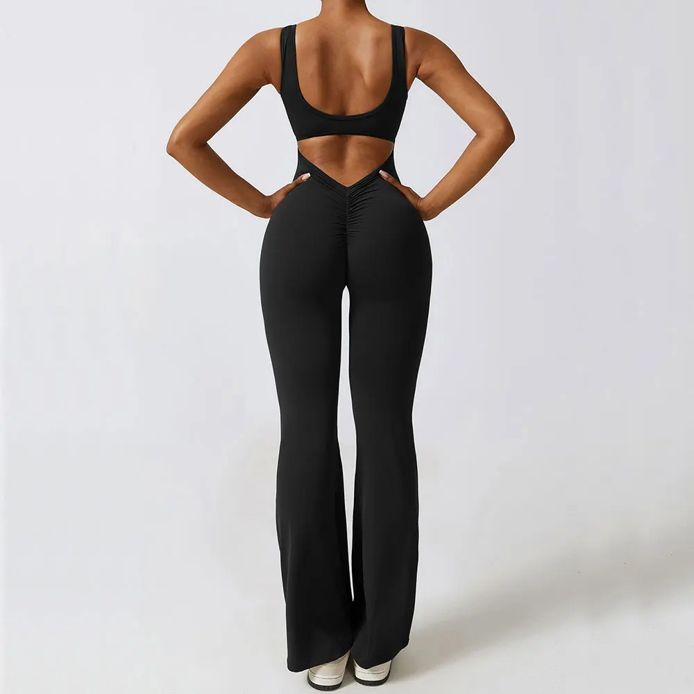 Gym Set Women Training Yoga Suit Sportswear Women Sports Jumpsuit Fitness Rompers Stretch Female Push Up Workout