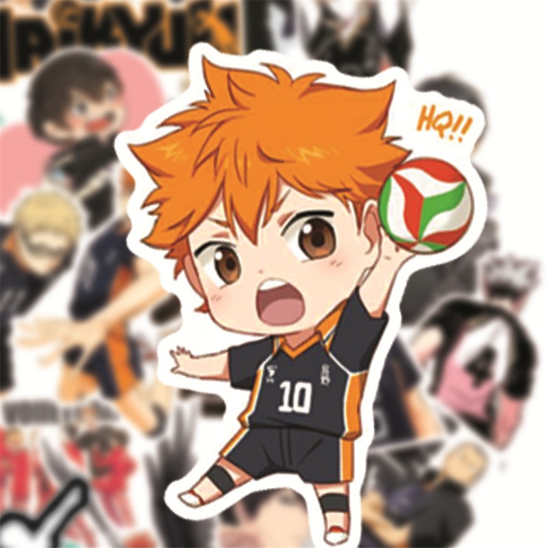 Haikyu Stickers PVC Anime Decals (50pcs)