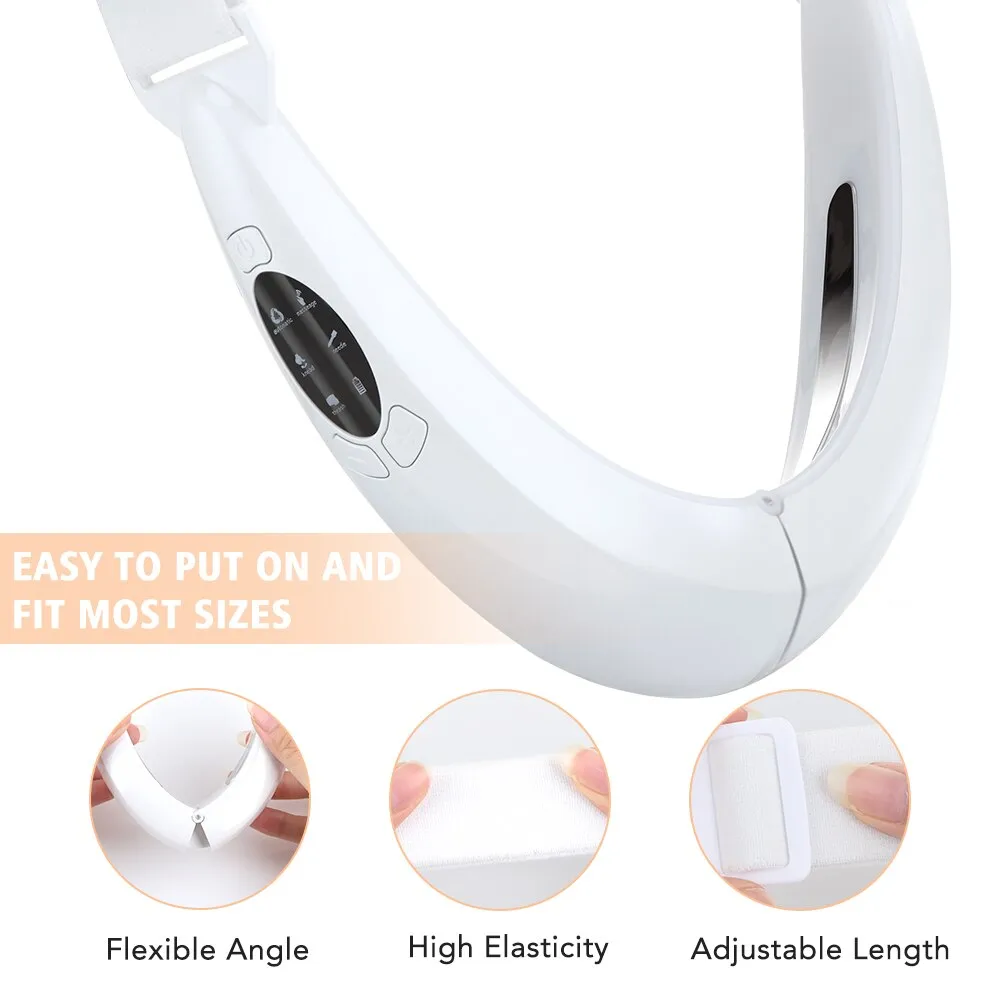 Hailicare Face Lifter V-Line Up Face Lifting Belt Face Slimming Vibration Massager LED Display Facial Beauty Instrument