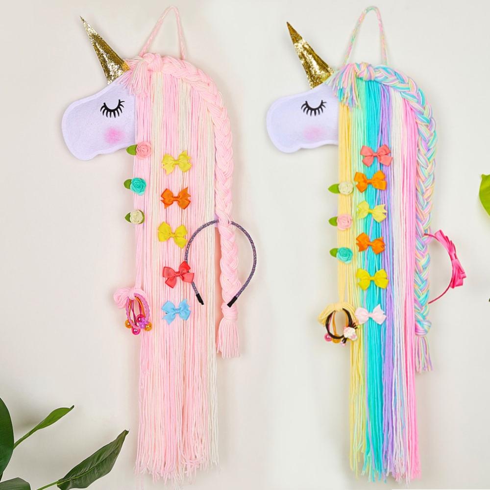 Hair Bow Holder Hanging Unicorn Design Hair Bow Holder Hanging Unicorn Design
