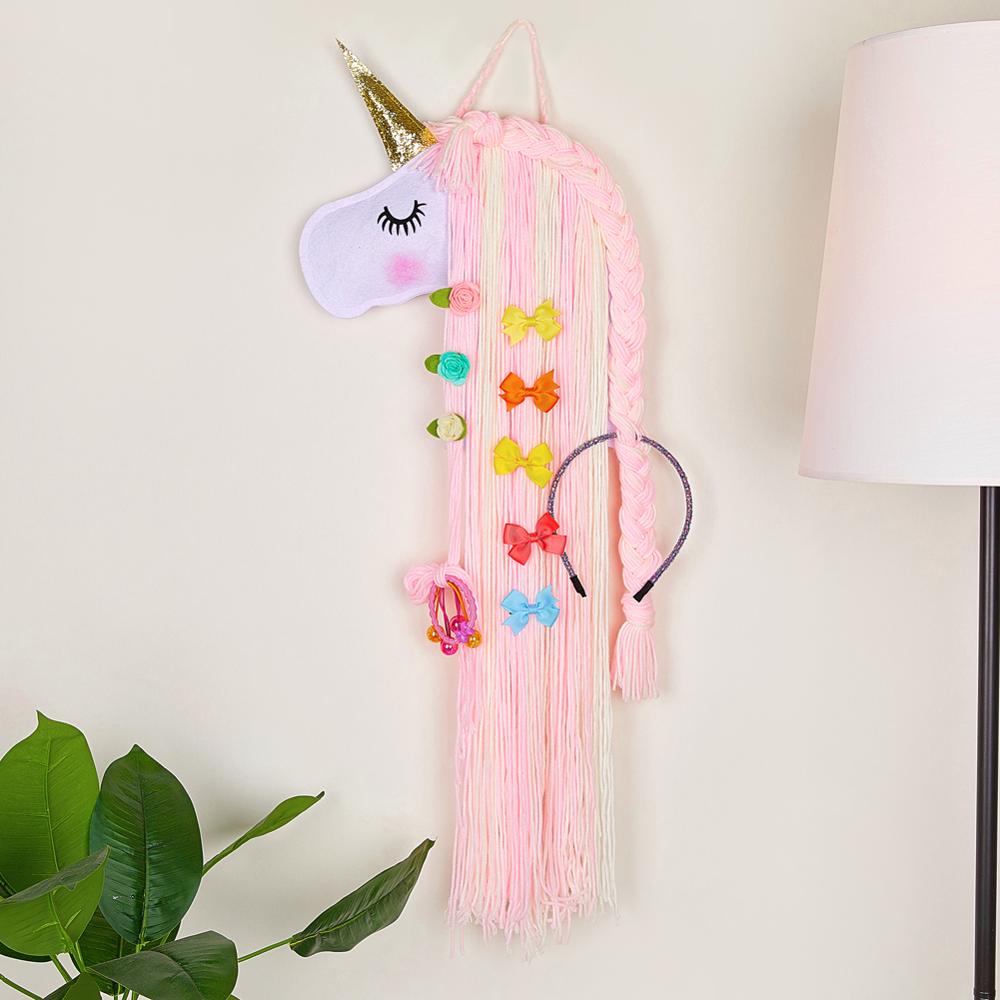 Hair Bow Holder Hanging Unicorn Design Hair Bow Holder Hanging Unicorn Design