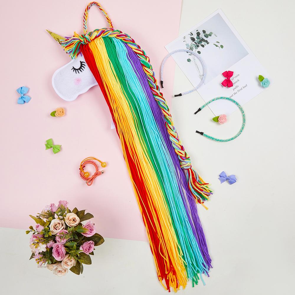 Hair Bow Holder Hanging Unicorn Design Hair Bow Holder Hanging Unicorn Design