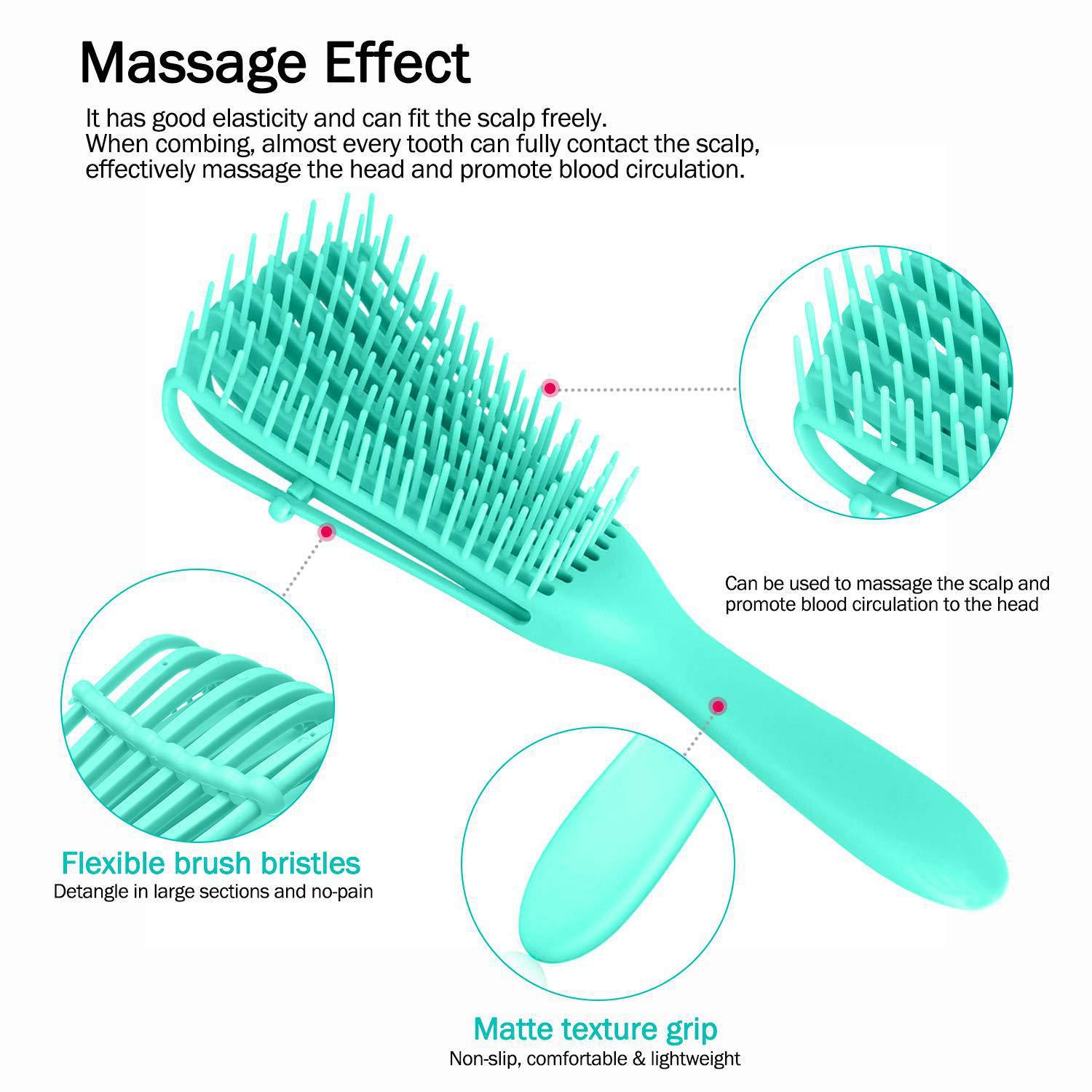 Hair Brush Detangling Brush Scalp Massage Hair Comb Women Detangle Hairbrush for Styling Curly Hairdressing Salon Care