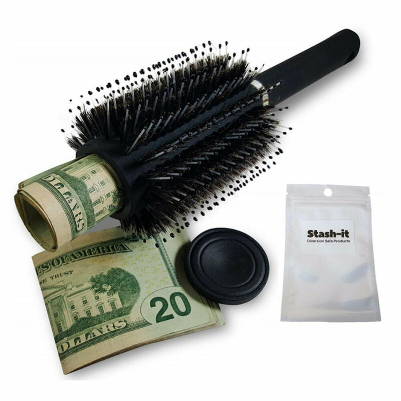 Hair Brush Hidden Container Safe Can Stash It Jewelry Storage Home Secret Diversion