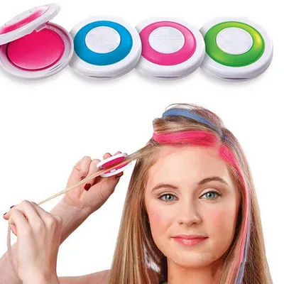 Hair Chalk Temporary Color 4PC Set