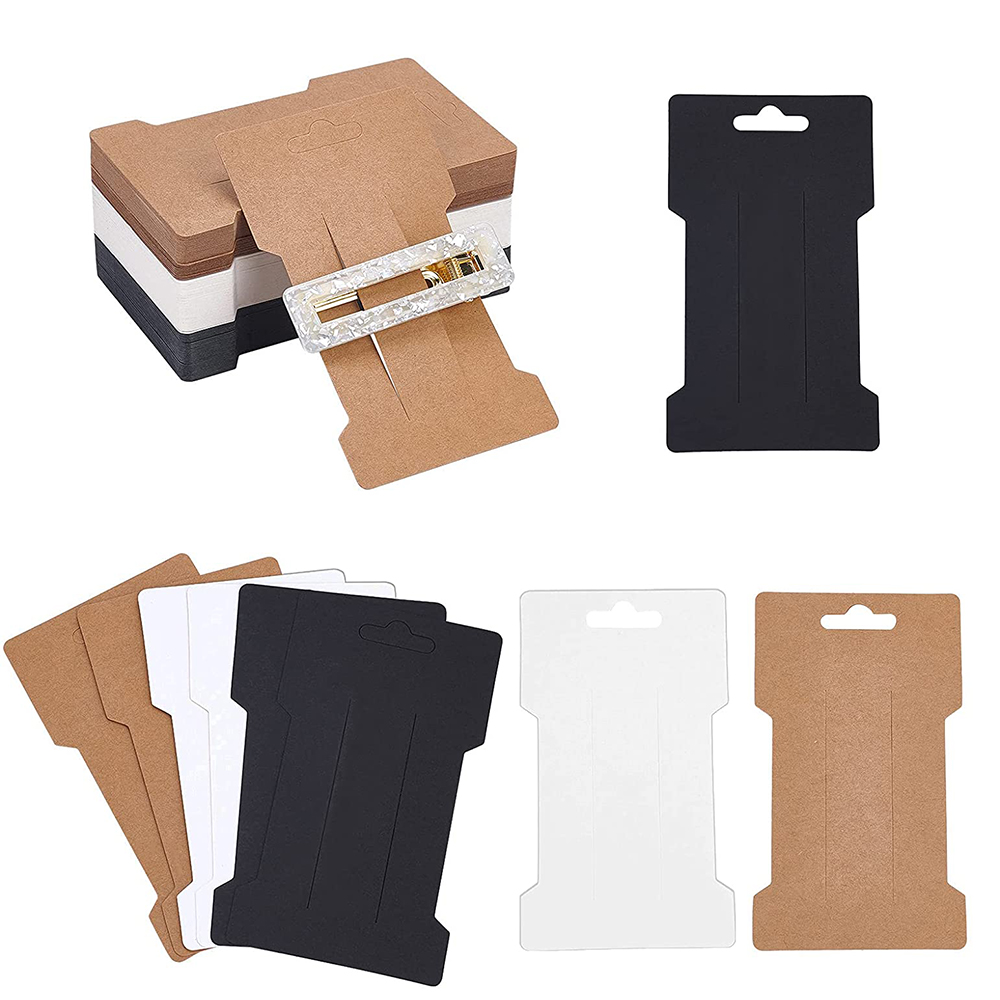 Hair Clip Display Cards Eco Friendly Packaging (50 pcs)