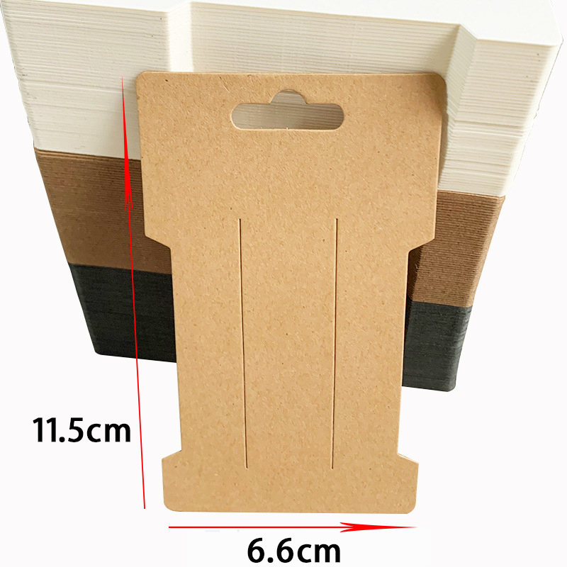 Hair Clip Display Cards Eco Friendly Packaging (50 pcs)