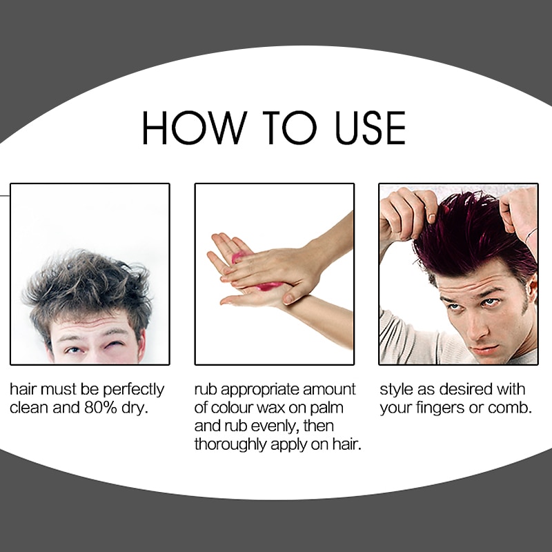 Hair Color Wax Washable Dye Hair Color Wax Washable Dye