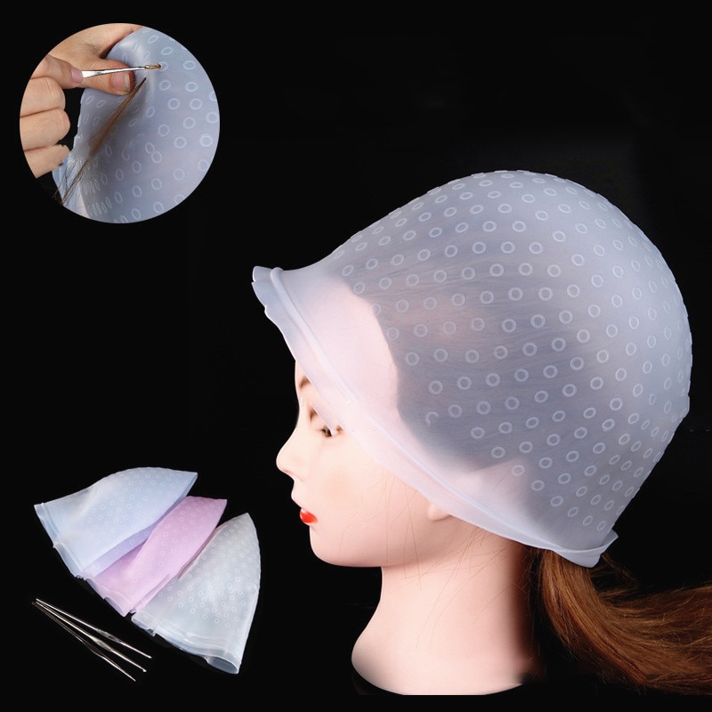 Hair Coloring Cap Reusable Dyeing Tool Hair Coloring Cap Reusable Dyeing Tool