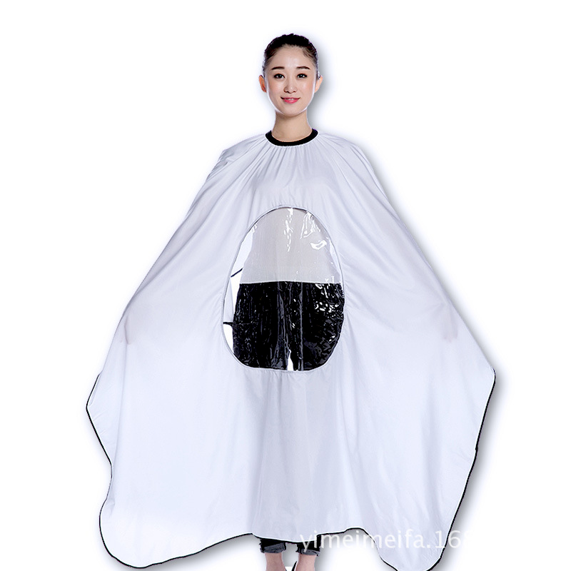 Hair Cutting Gown with Window Hair Cutting Gown with Window