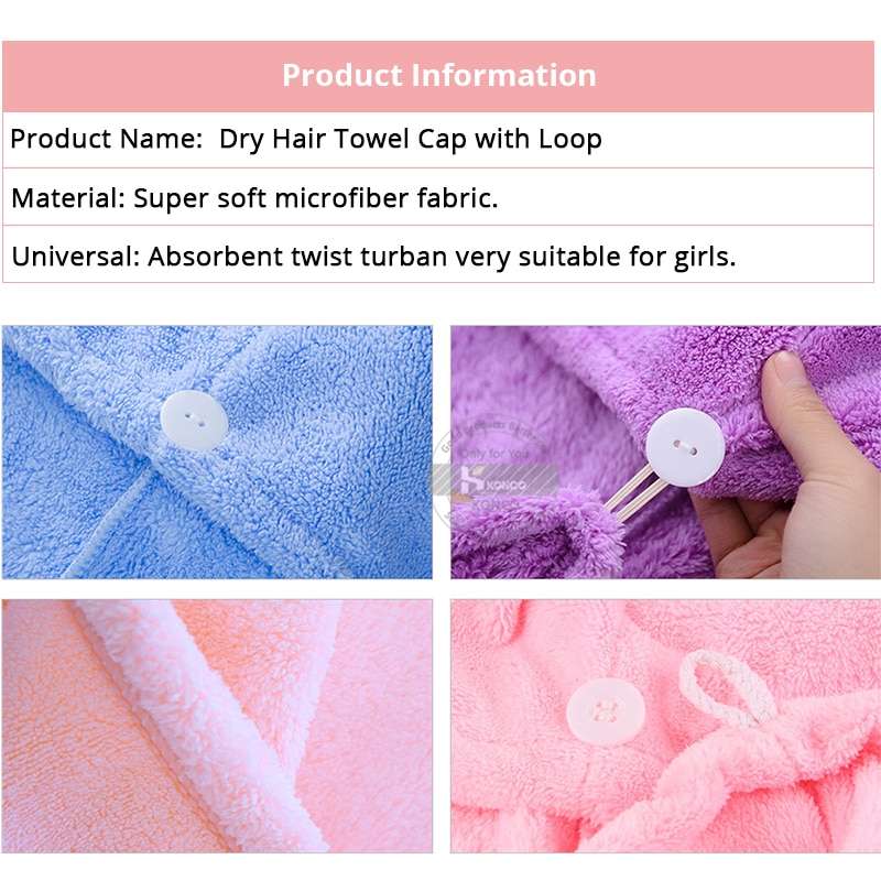 Hair Drying Turban Microfiber Towel Hair Drying Turban Microfiber Towel