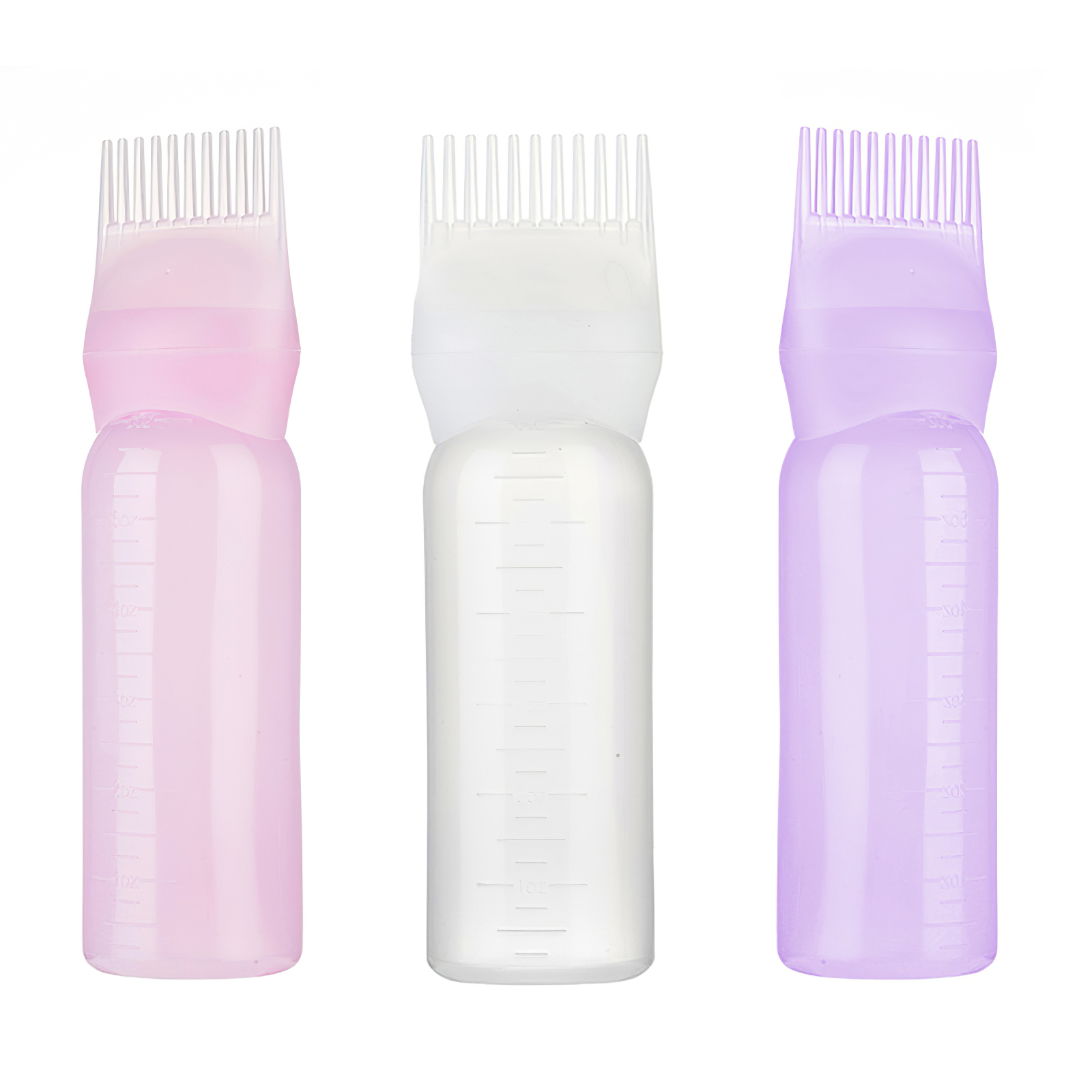 Hair Dye Applicator Bottle with Comb Tip