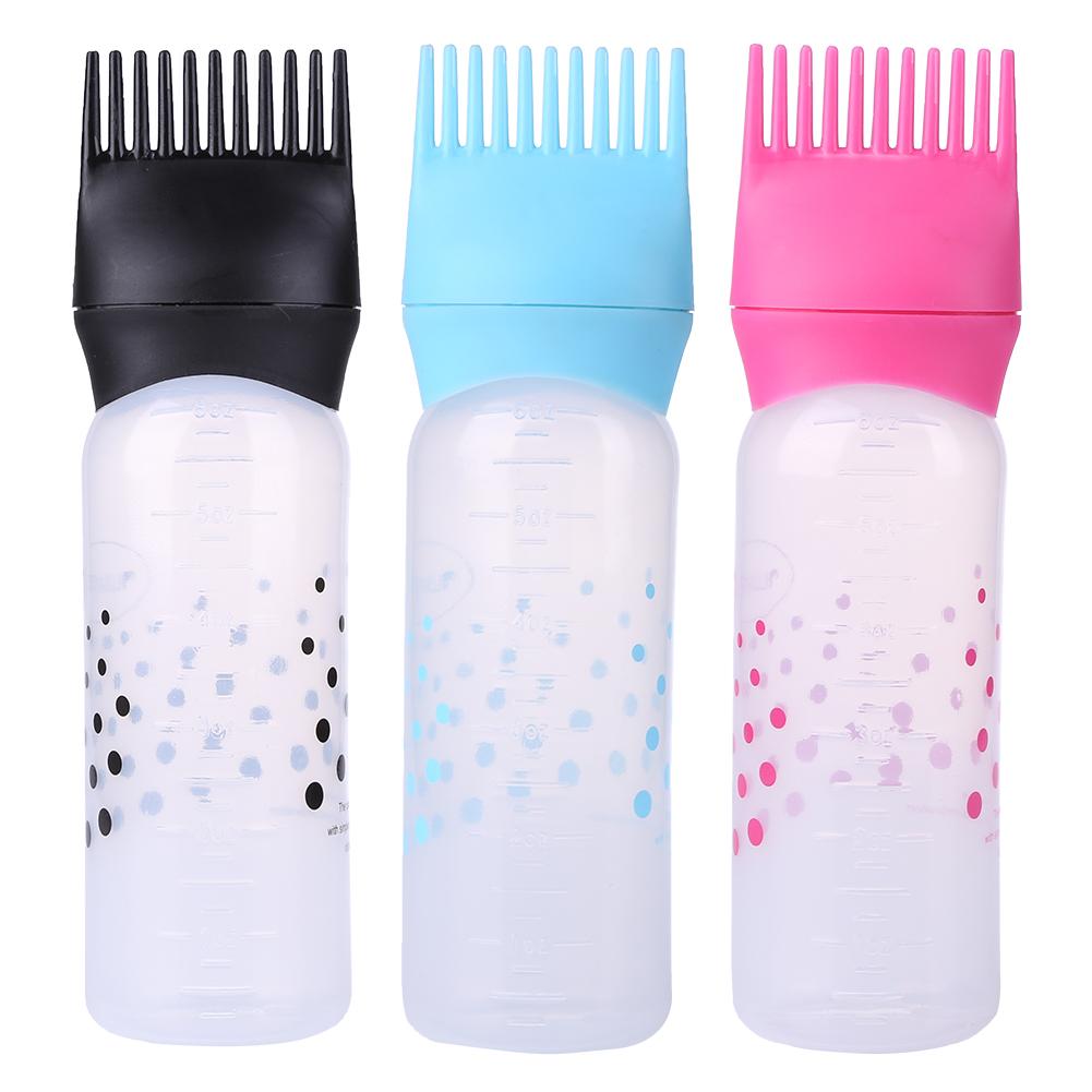 Hair Dye Applicator Comb Squeeze Bottle