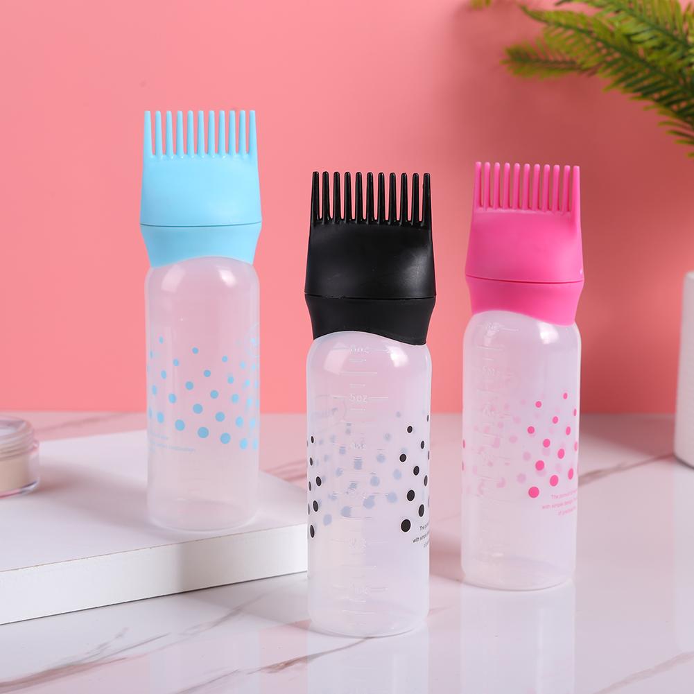 Hair Dye Applicator Comb Squeeze Bottle